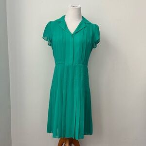 Talbots green tennis drop-waist dress